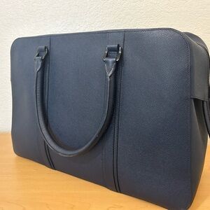 Navy Burberry Travel Bag